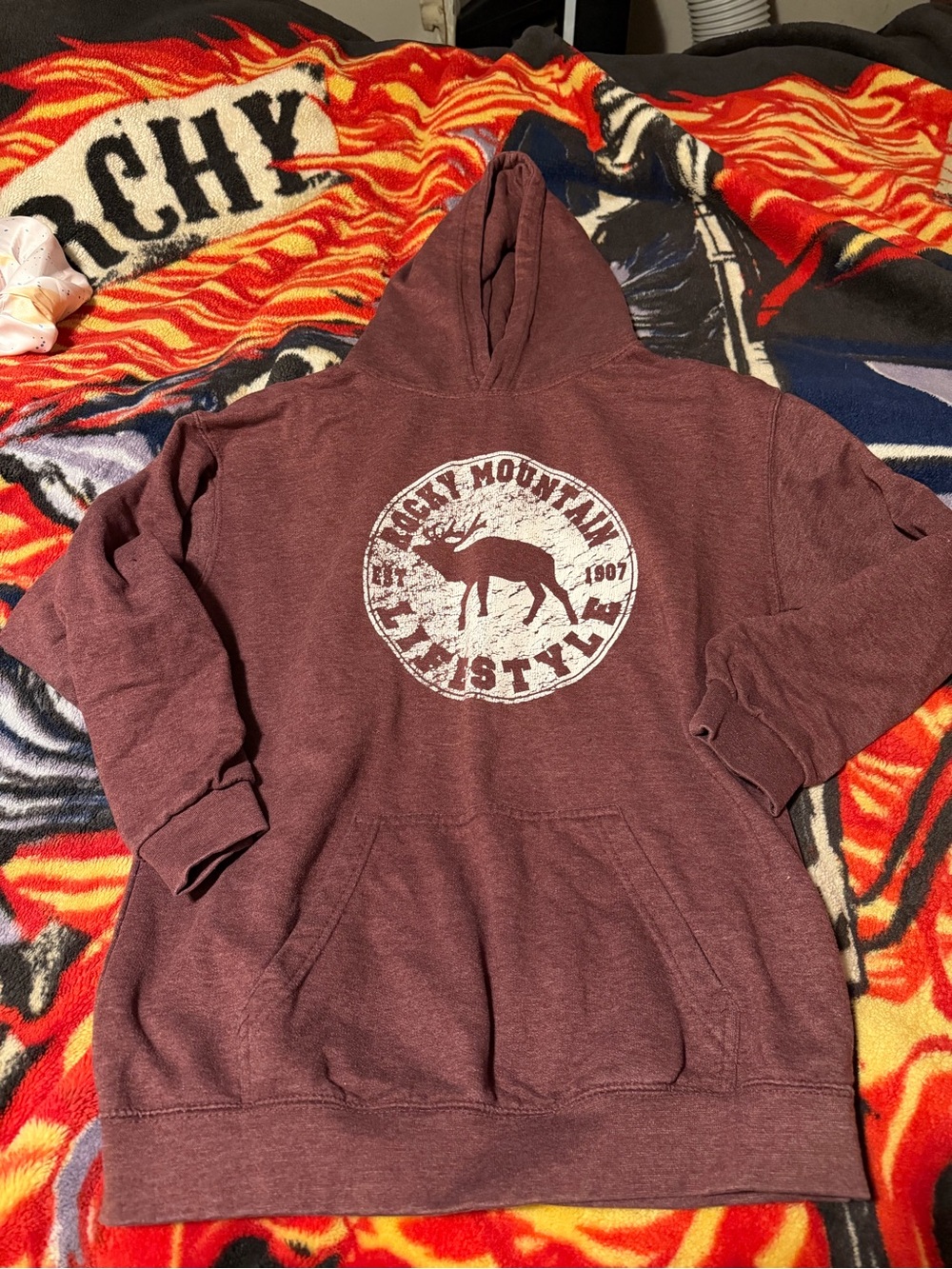 Women's Maroon Hoodie Sweater